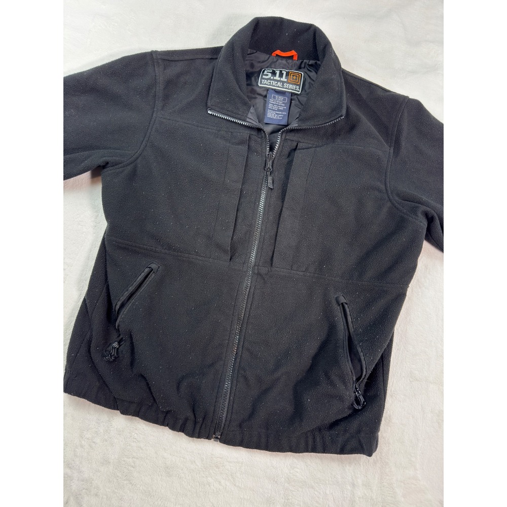 5.11 Tactical Series Womens Black Full Zip Fleece Jacket Small Utility Outdoor